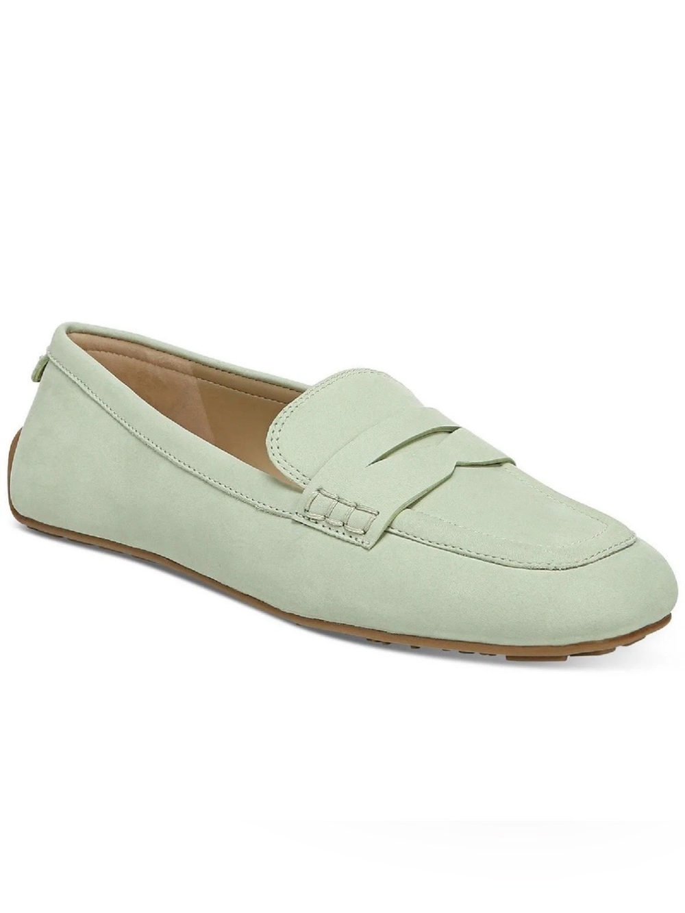 Sam Edelman Tucker Leather Slip on Loafers Mint green size 12